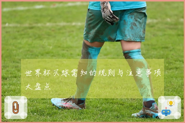 世界杯买球需知的规则与注意事项大盘点